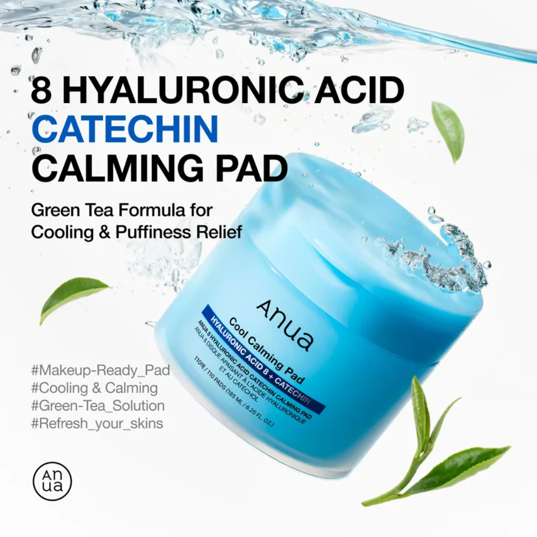 8 Hyaluronic Acid Catechin Calming Pad