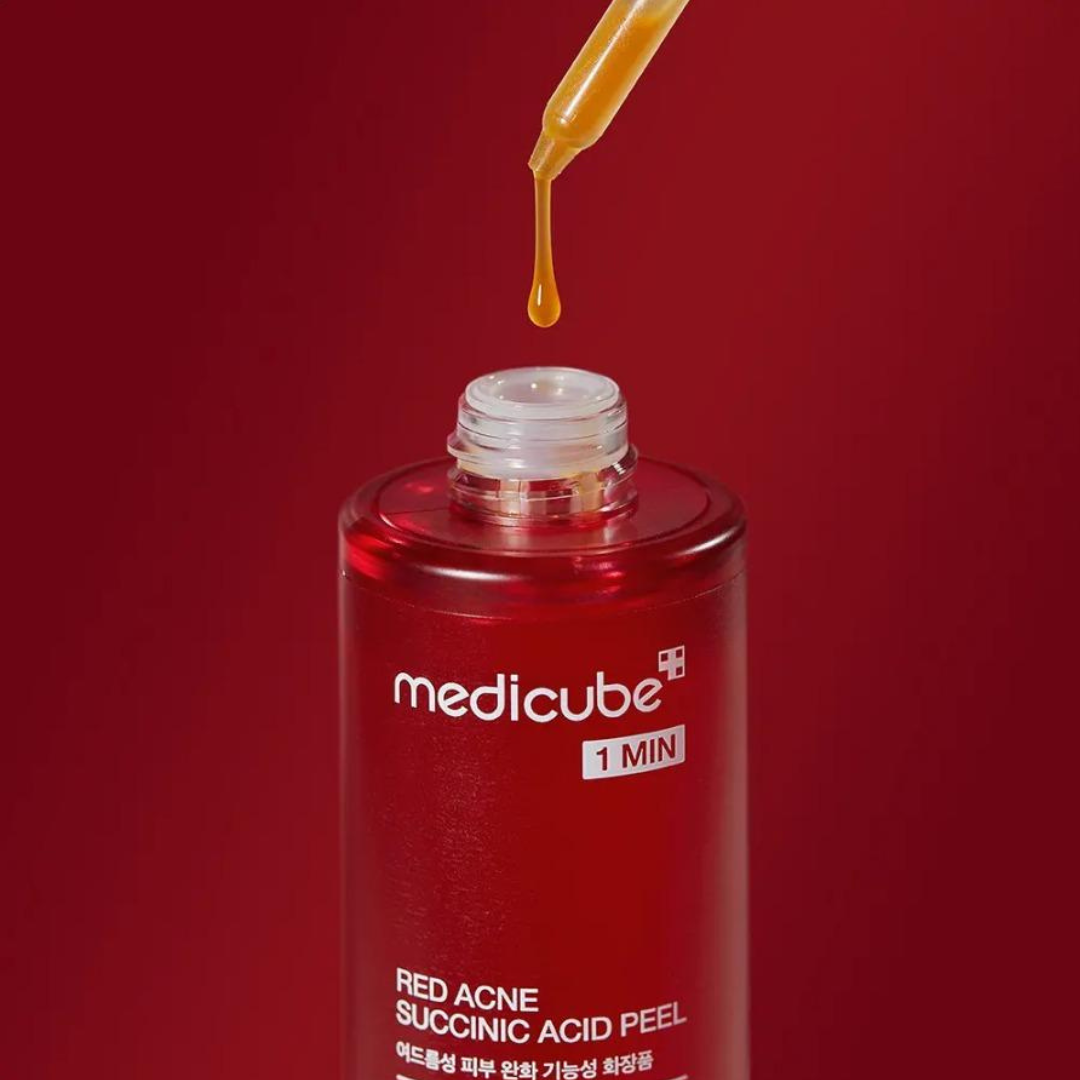 Red Acne Succinic Acid Peel