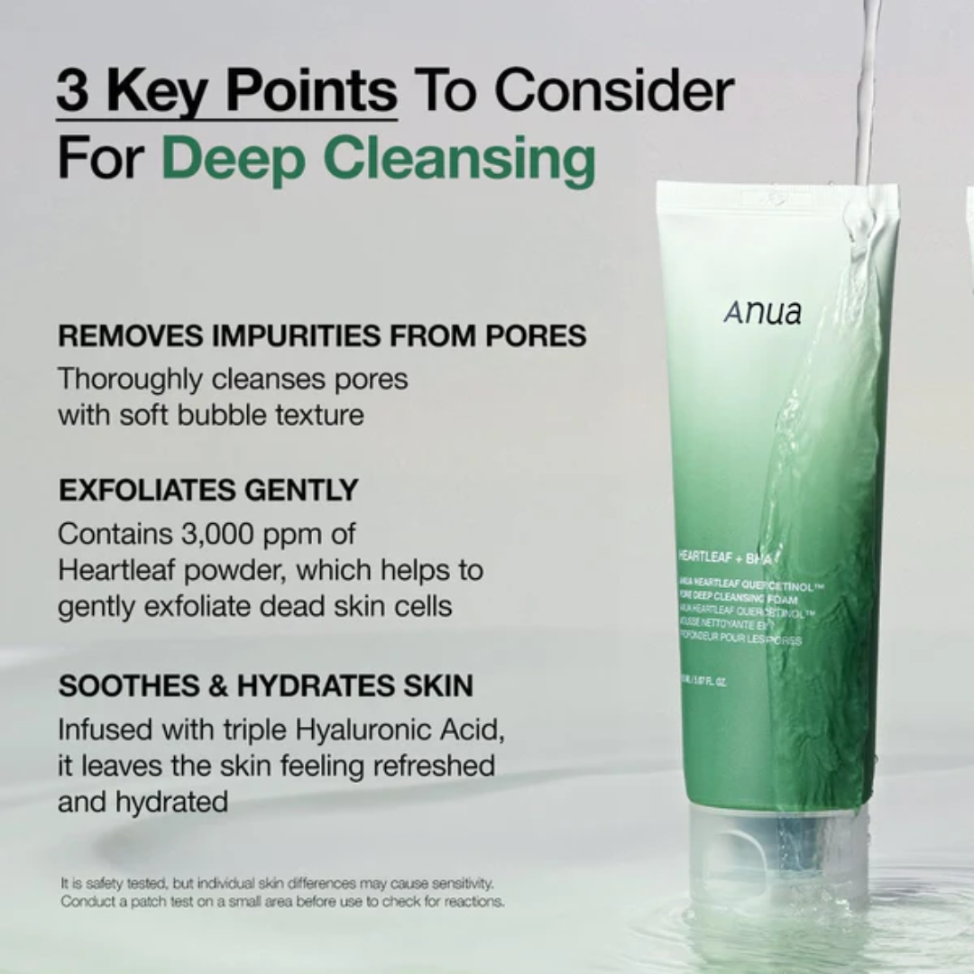 Heartleaf Quercetinol Pore Deep Cleansing Foam
