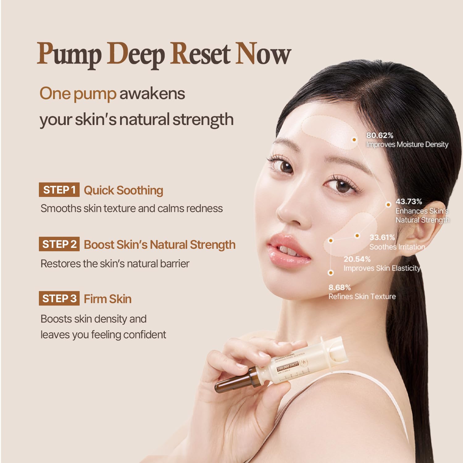 Salmon Caring Centella New Pair PDRN Booster 100,000 Shot Essence