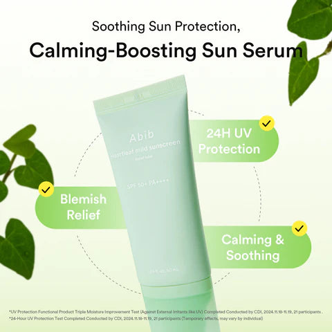 Heartleaf Mild Sunscreen Relief Tube