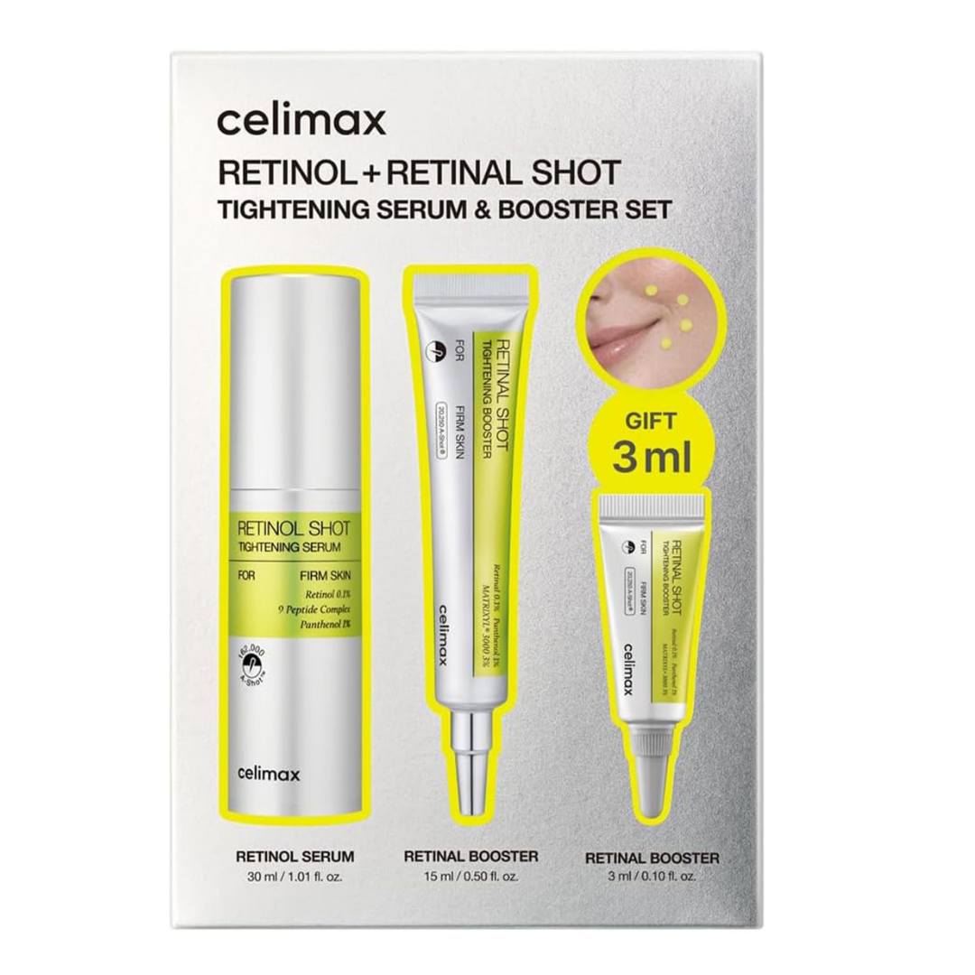 The Vita-A Retinol + Retinal Shot Tightening Serum & Booster Set