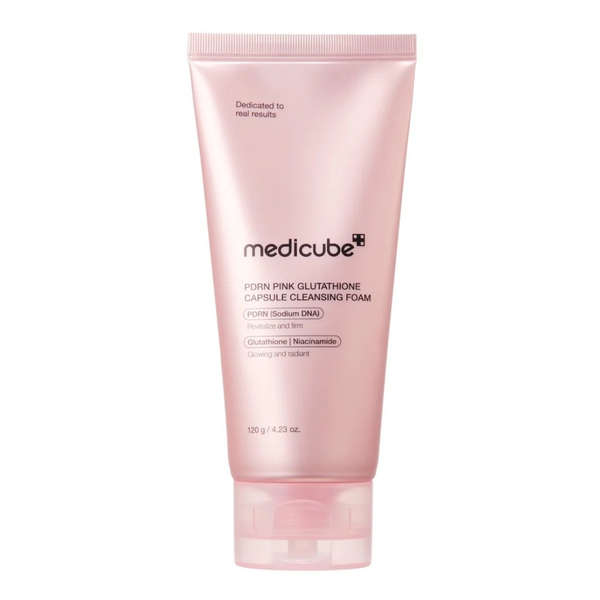PDRN Pink Glutathione Capsule Cleansing Foam