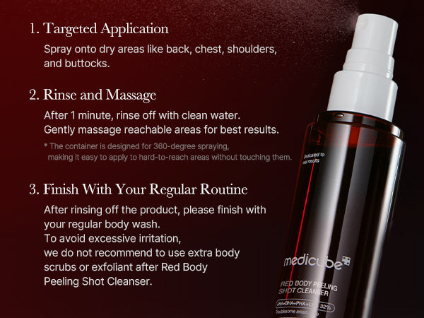 Red Acne Body Peeling Shot