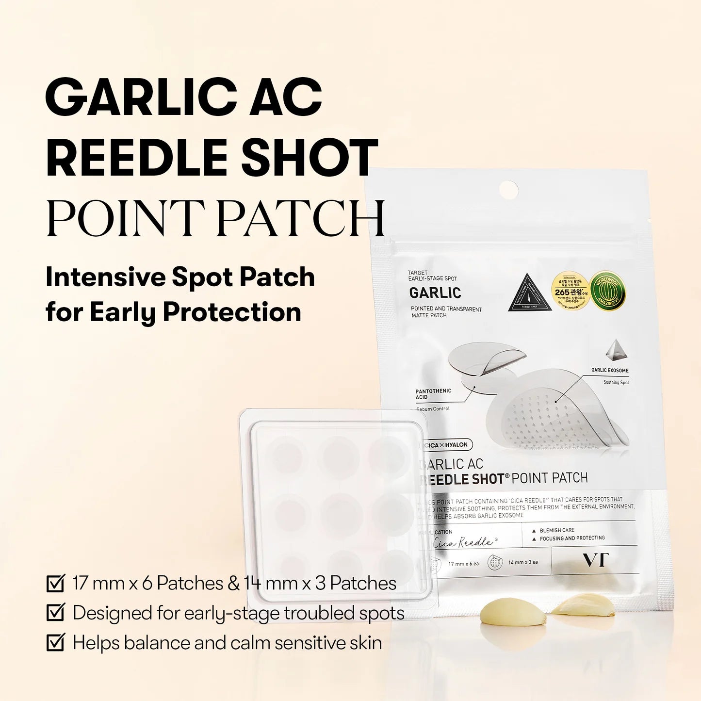 Garlic AC Reedle Shot Point Patch