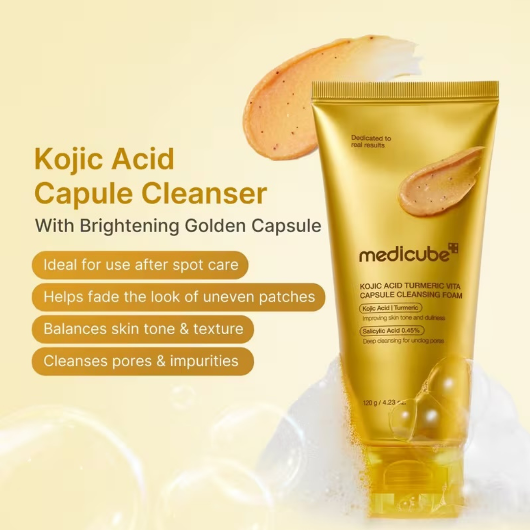 Kojic Acid Turmeric Vita Capsule Cleansing Foam