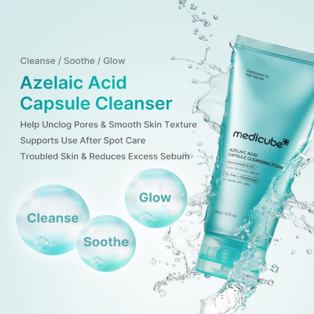 Azelaic Acid Capsule Cleansing Foam