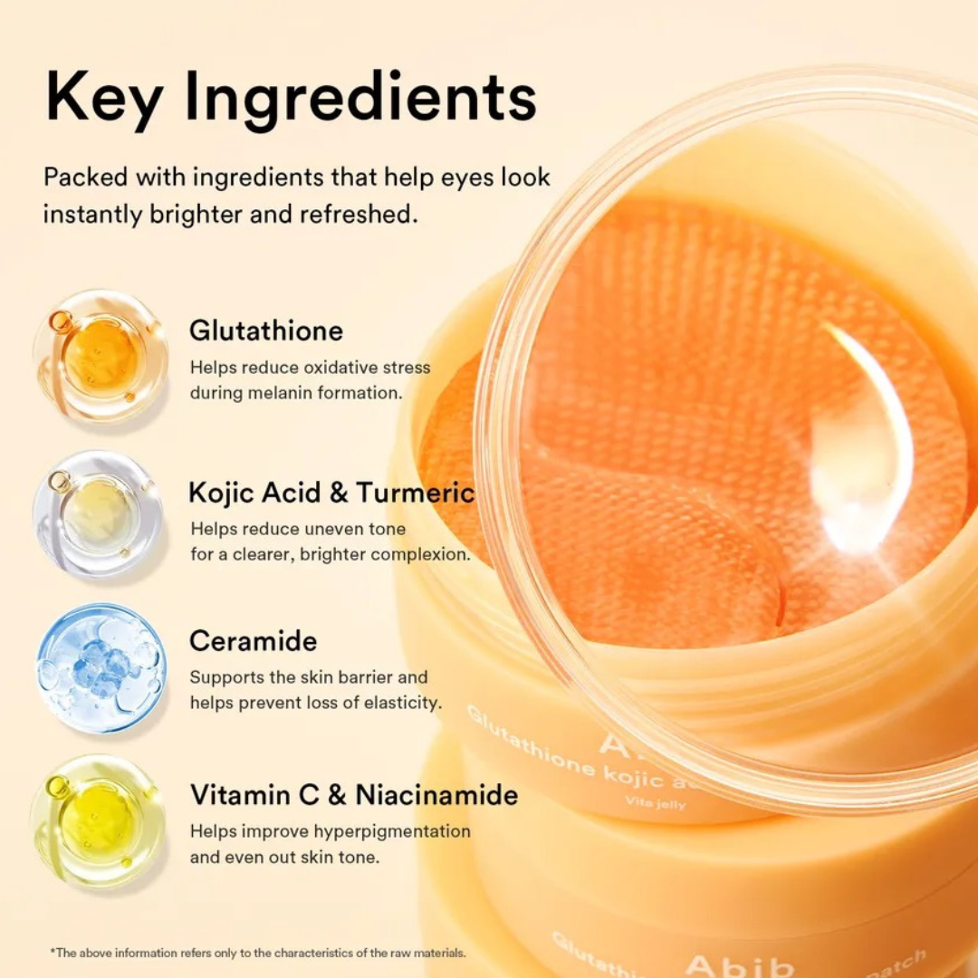 Glutathione Kojic Acid Eye Patch Vita Jelly