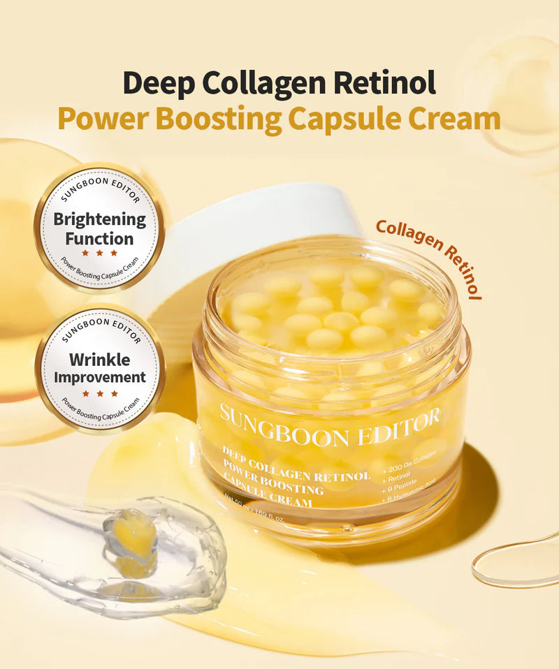 Deep Collagen Retinol Power Boosting Capsule Cream