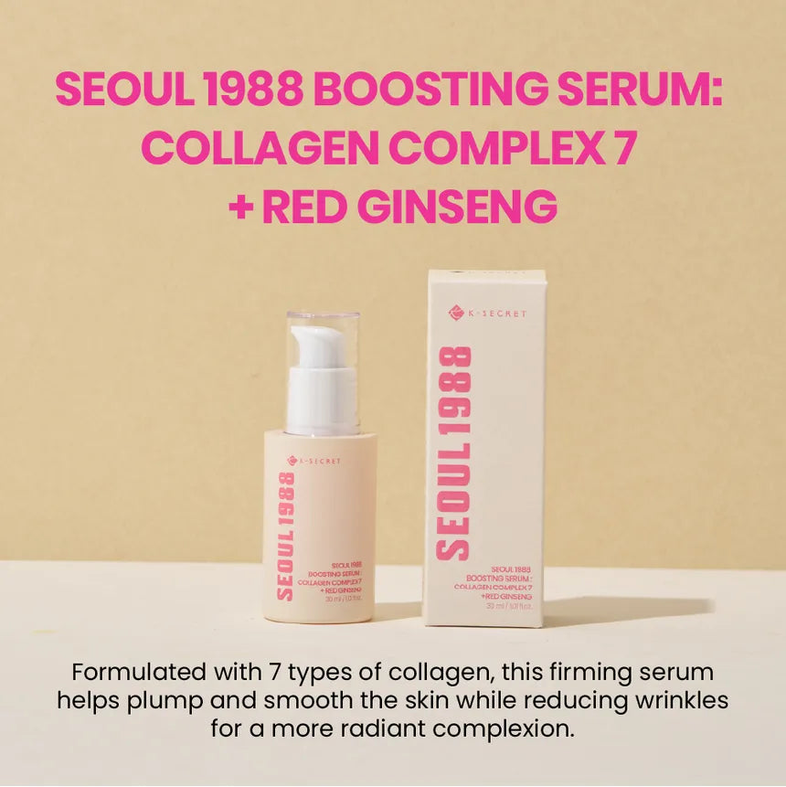 SEOUL 1988 Boosting Serum : Collagen Complex 7 + Red Ginseng