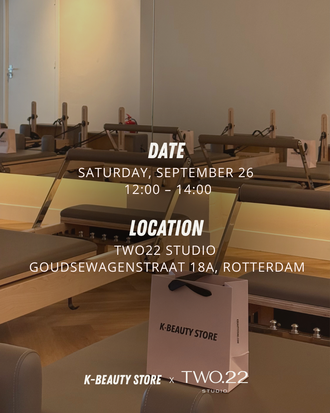 K-Beauty Store x TWO22 Studio: Reformer Pilates & Get Glass Skin Masterclass